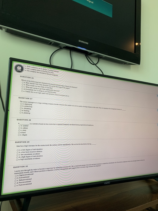 No Signal SAMSUNG QUESTION 4 0. QUESTION AT