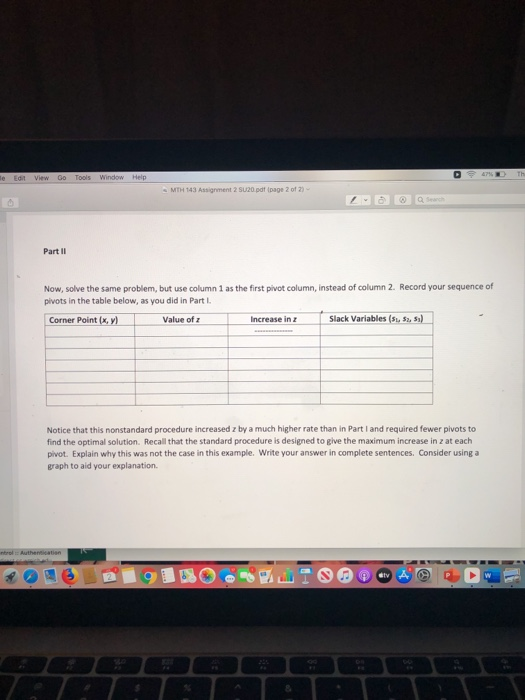 o 479 View Go Tools Window Help MTH 143