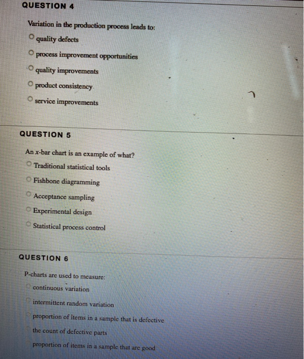 answer all please QUESTION 4 Variation in the