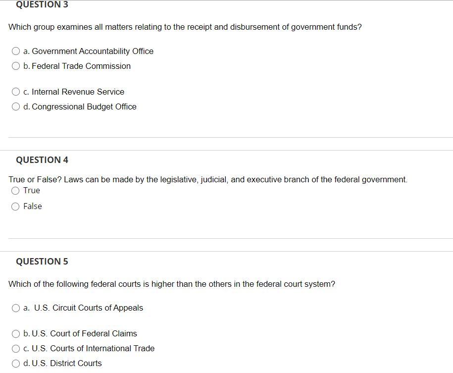 QUESTION 1 Which of the following sources