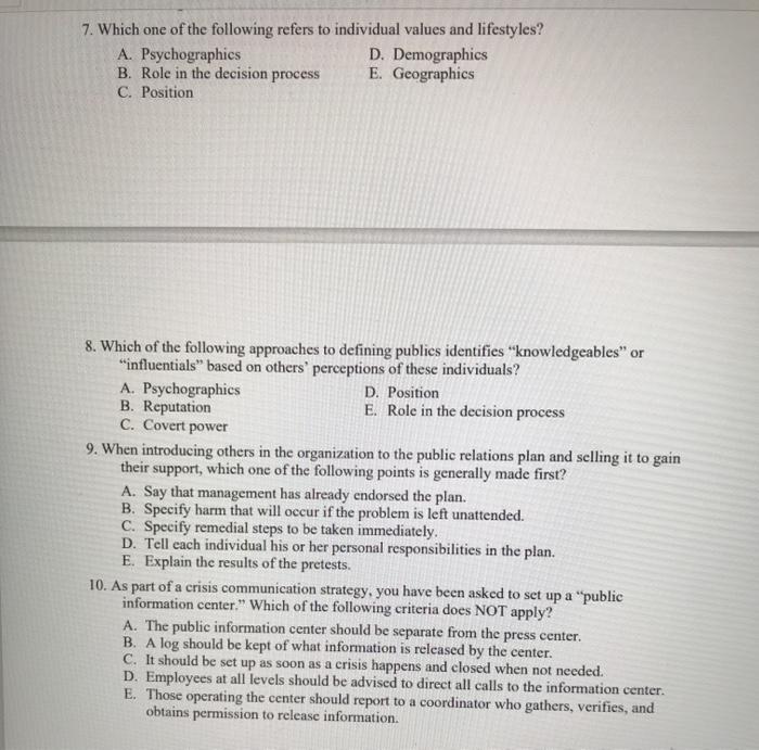 7. Which one of the following refers to