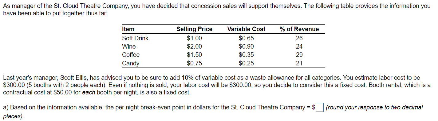 I also need how much wine would we expect to sell