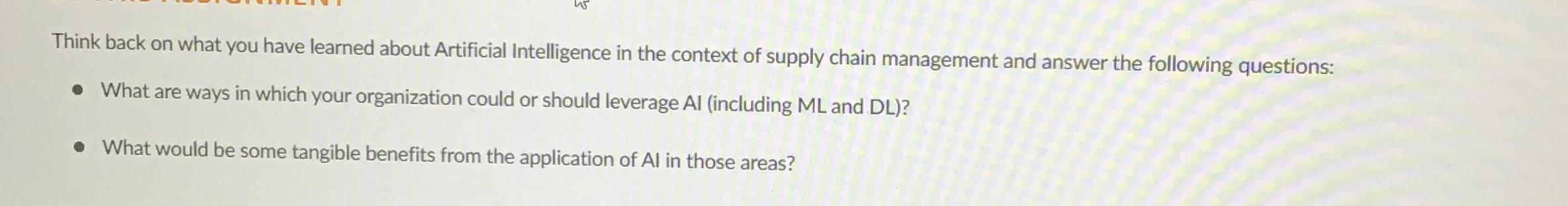 *Please answer QUESTION 2 based off past work