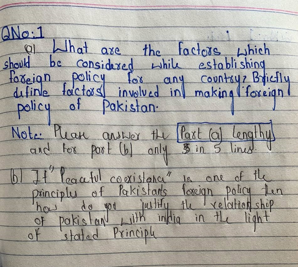 QNo:1 a What are the factors which should be