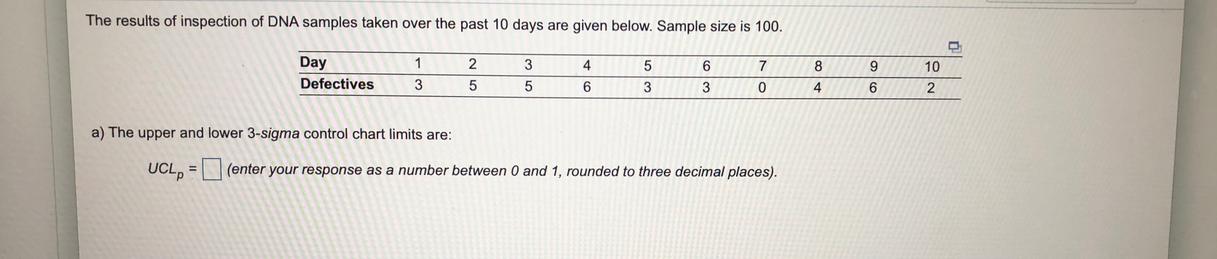 Please compute lcl as well, thank you!