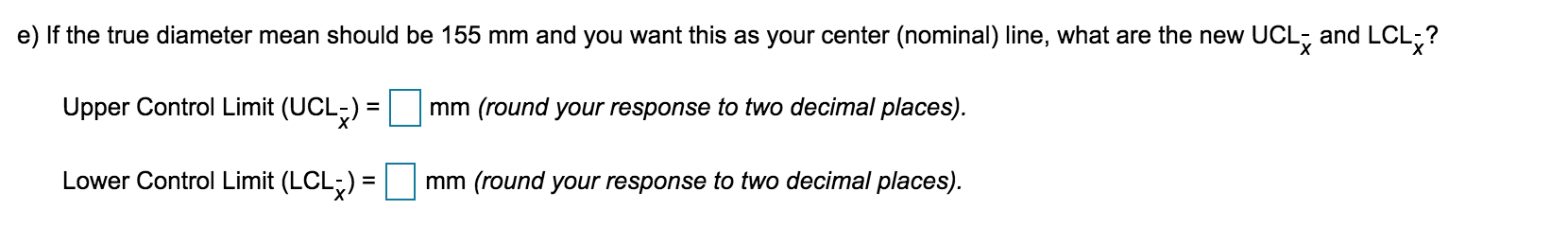 Refer to Table S6.1 - Factors for Computing