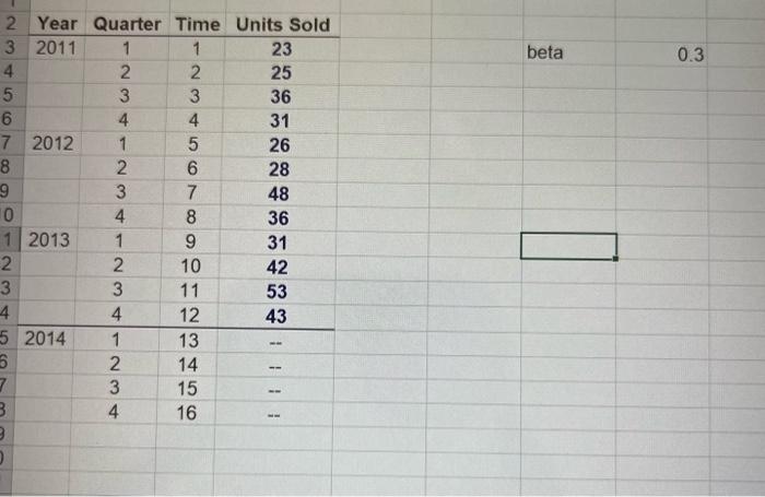 pls show work & formulas on excel 3. Stationary