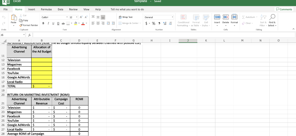 File Home Insert Formulas Data Review View Help