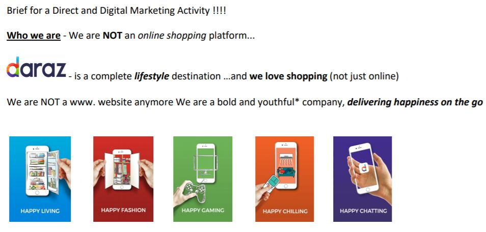 Brief for a Direct and Digital Marketing Activity