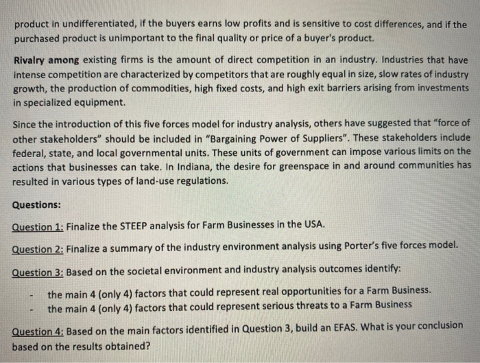 Homework: Read the case study and answer the