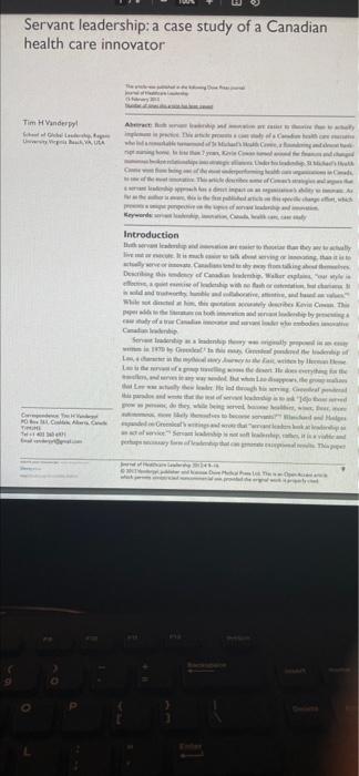 leaders strategies: The article discusses four