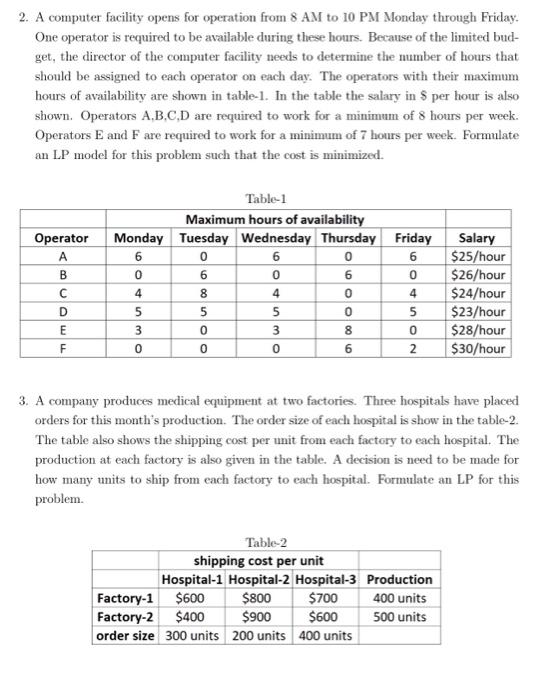 5. A paper manufacturing company has 10 mills and