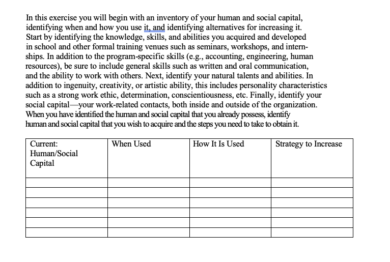 In this exercise you will begin with an inventory