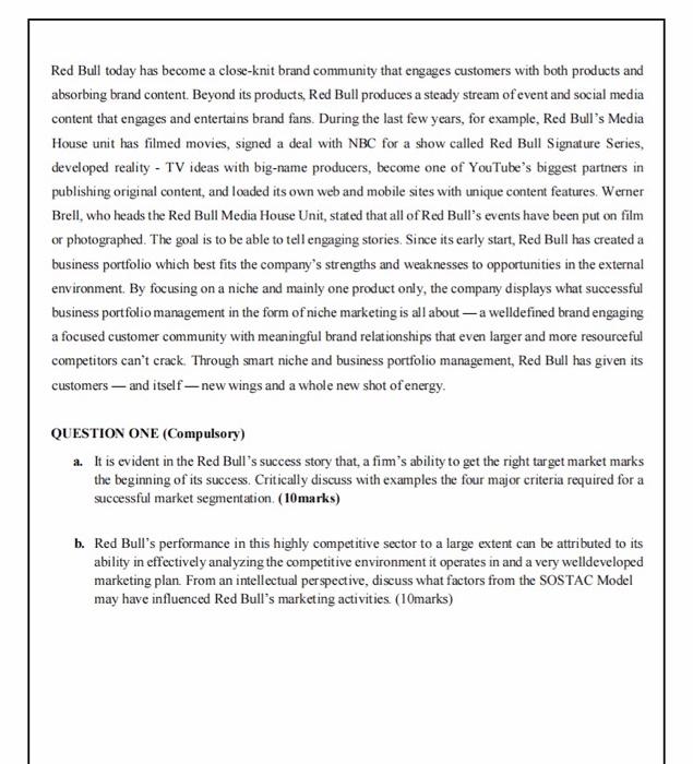 INSTRUCTION(S): ANSWER ALL QUESTIONS UNDER