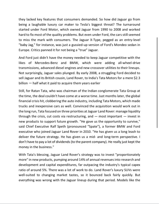 please read the case study and answer the