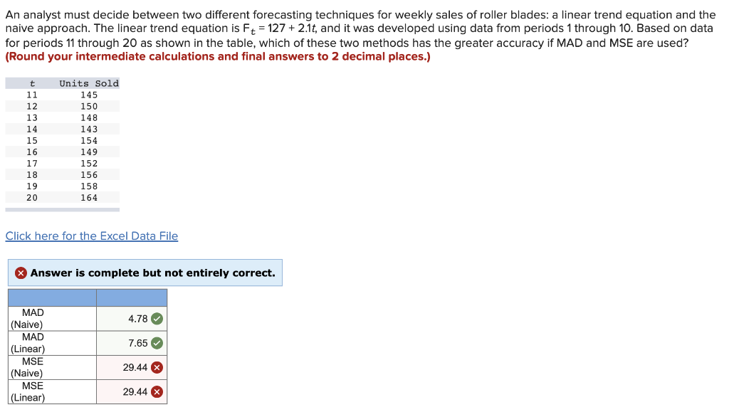 An analyst must decide between two different