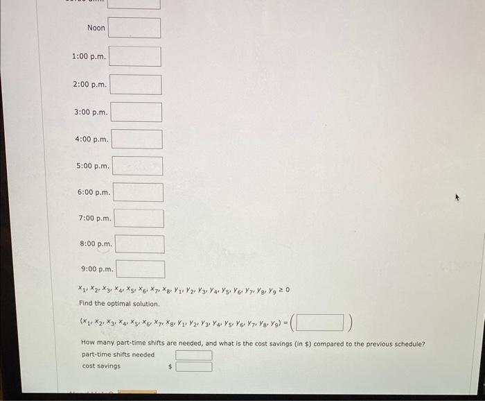 A linear programming computer package is needed.
