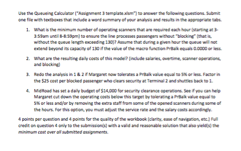 Managing Security Lines at MidRoad Airport.