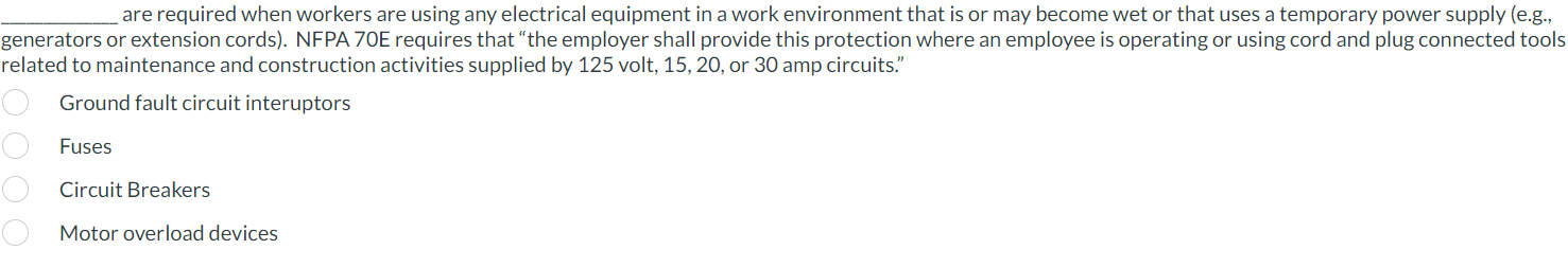 Please, Help. Ill upvote. OSHA requires a minimum