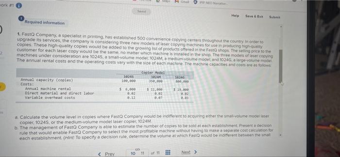 Save & Exi Required information Case 2-60