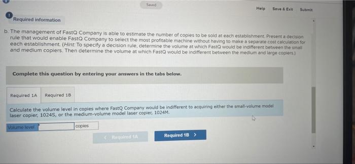 Save & Exi Required information Case 2-60