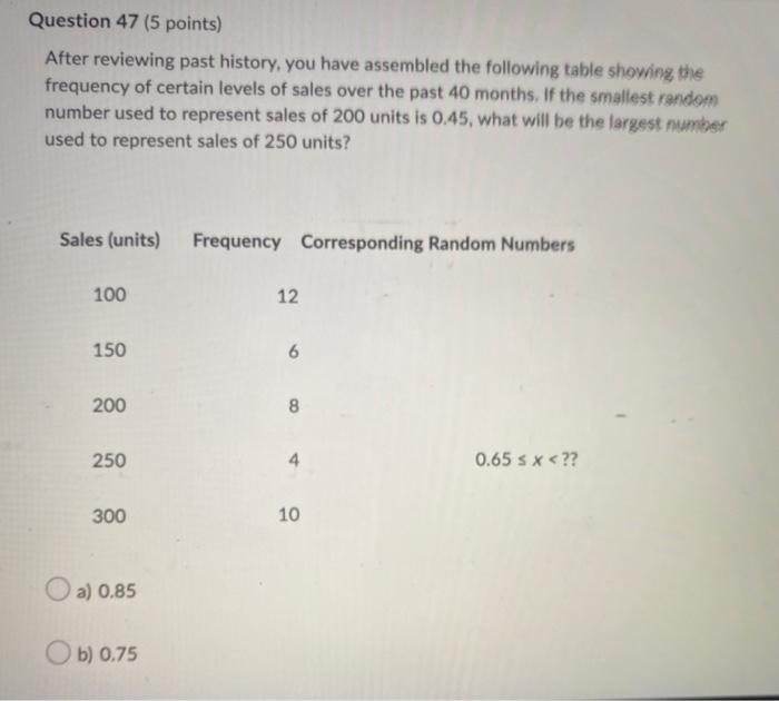URGENT HELP PLEASE Answer all please Question 46