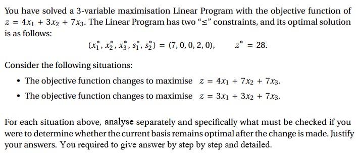 INTRODUCTION TO OPERATIONS RESEARCH QUESTION You