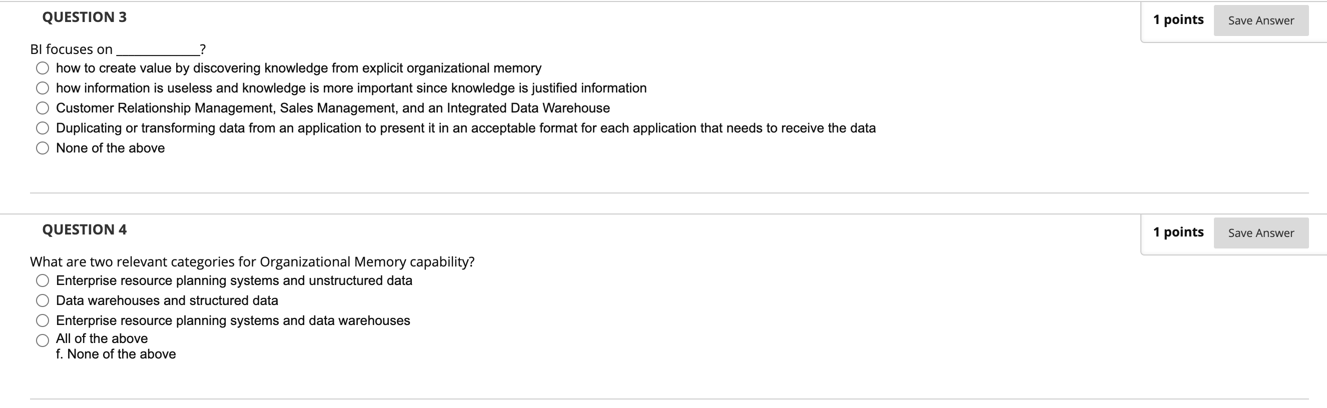 What does standardization refer to? Choose the