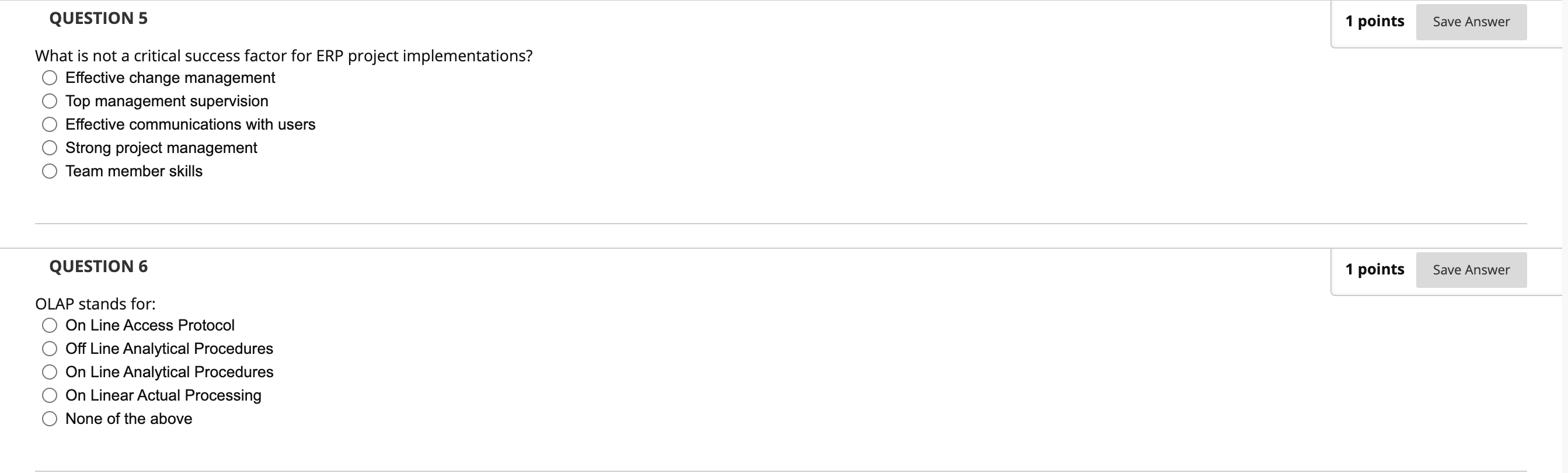 What does standardization refer to? Choose the
