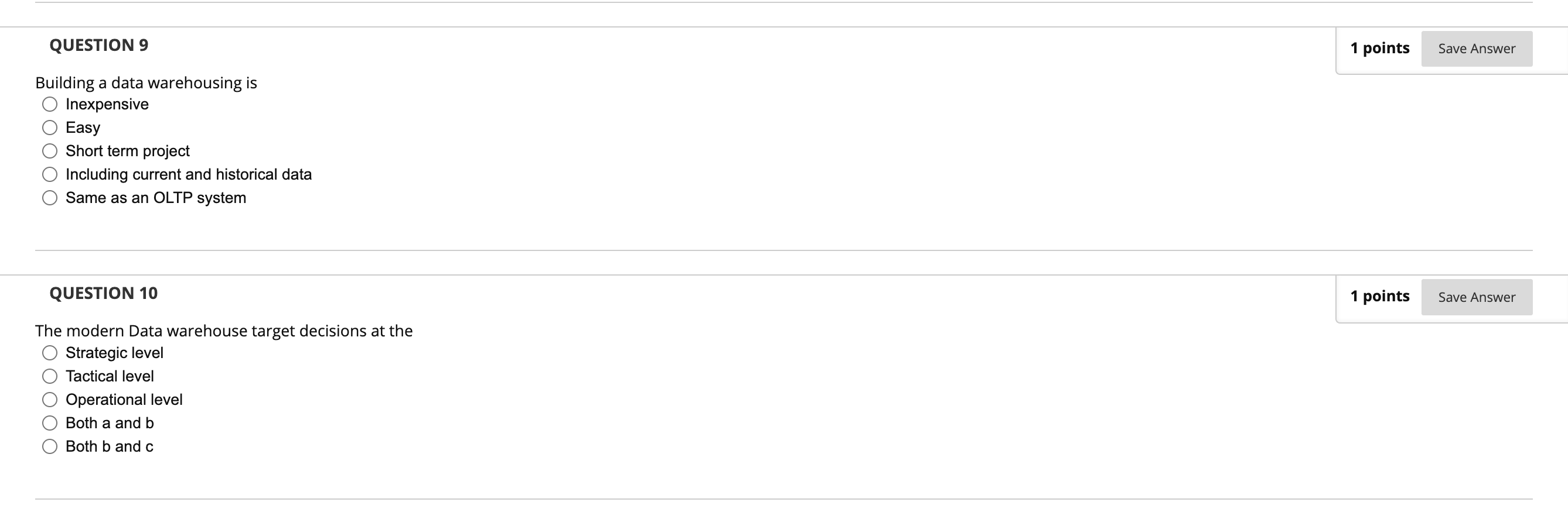 What does standardization refer to? Choose the