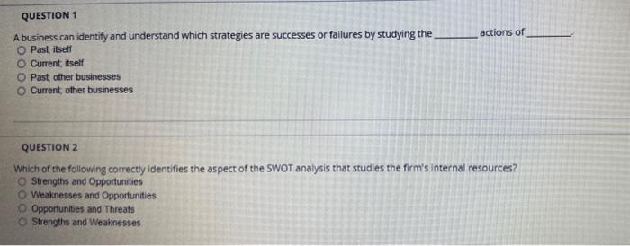 A business can identify and understand which