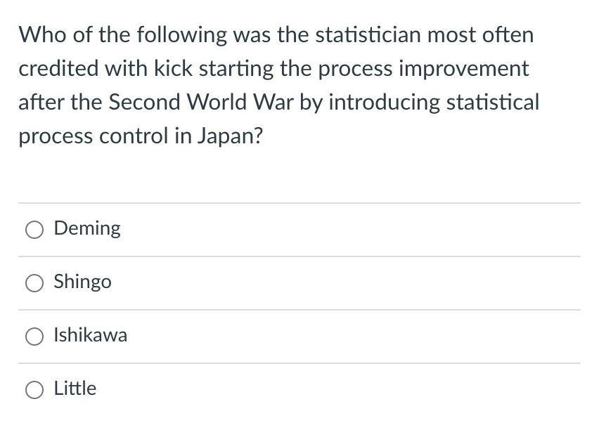 Which of the following is NOT true of the DMAIC