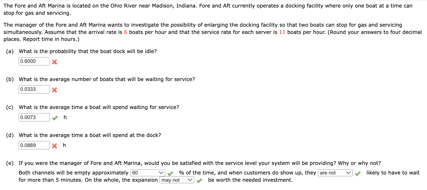 The Fore and Aft Marina is located on the Ohio