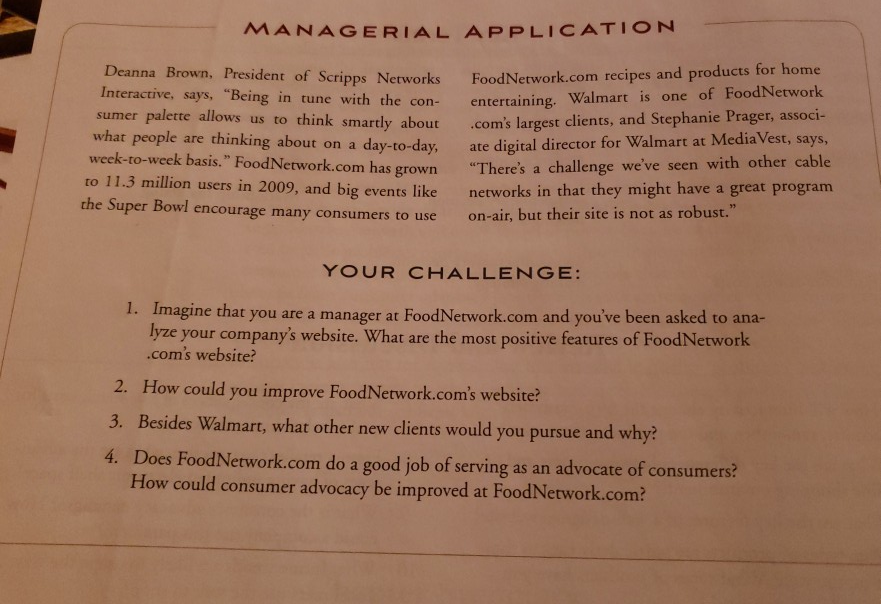 please read and answer this consumer behaviour