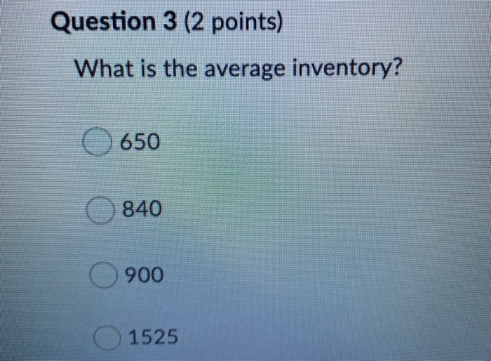 Please answer 1 to 5 Materials Management