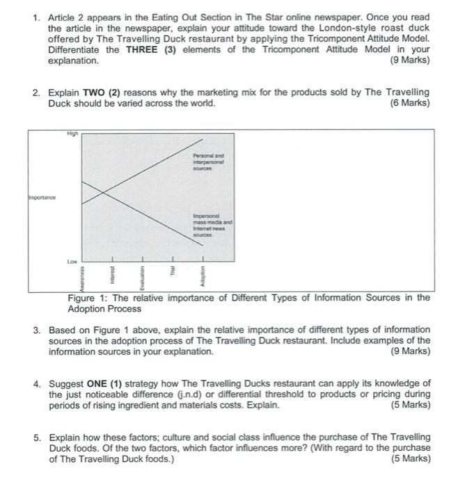 1. Article 2 appears in the Eating Out Section in