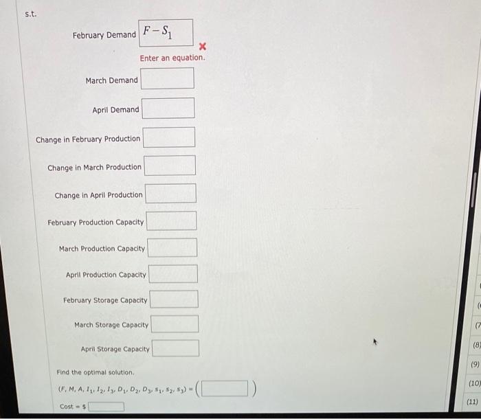A linear programming computer package is needed.