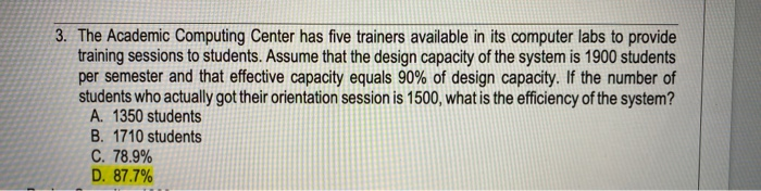 3. The Academic Computing Center has five