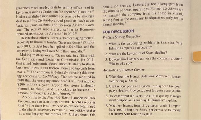 1. What is the underlying problem in this case