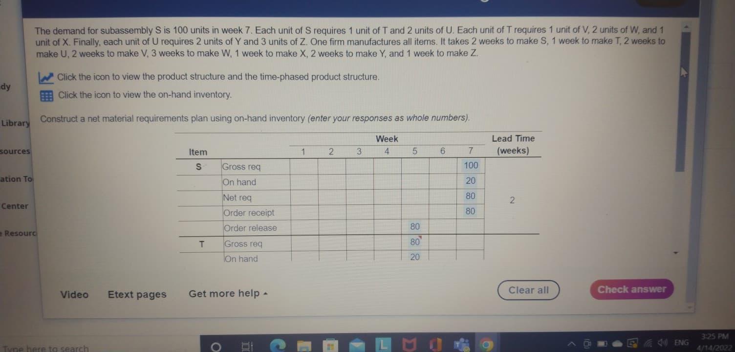 please solve for U V W X Y Z The demand for