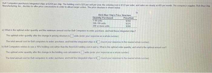 Bell Computers purchases integrated chips at 350