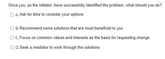 Once you, as the initiator, have successfully