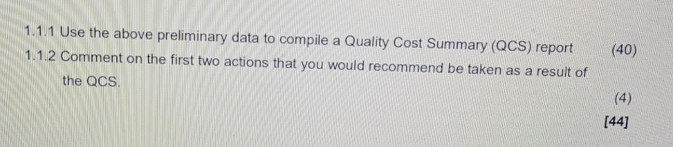 1.1 You are the Safety, Health, Environment, and