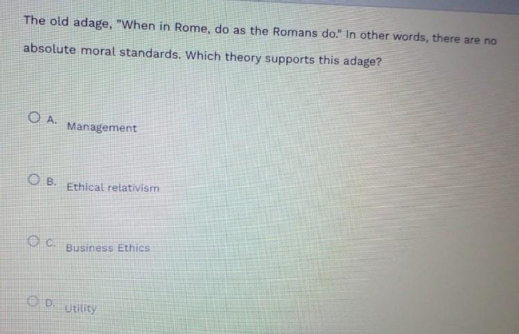 Which of the following is displayed by children,