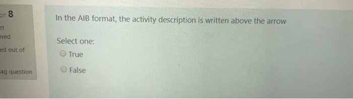 answer quickly plz The WBS usually indicates the