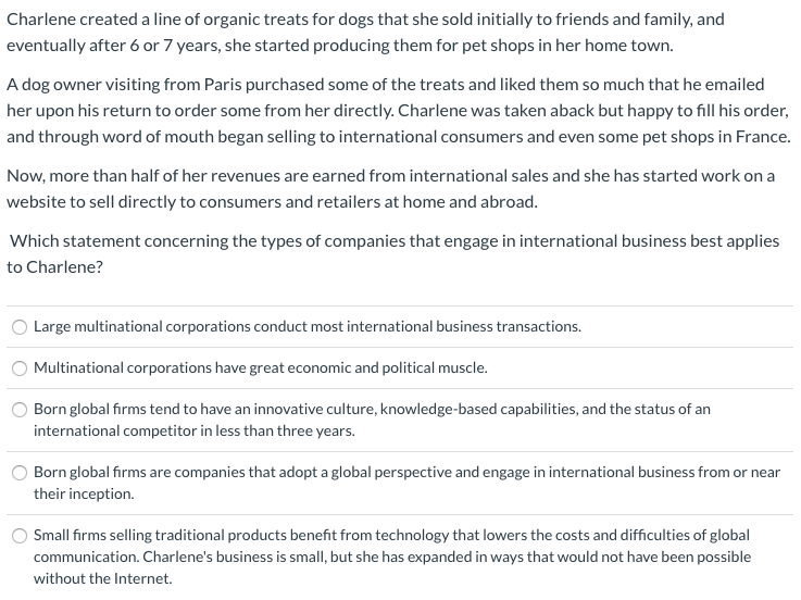 Charlene created a line of organic treats for