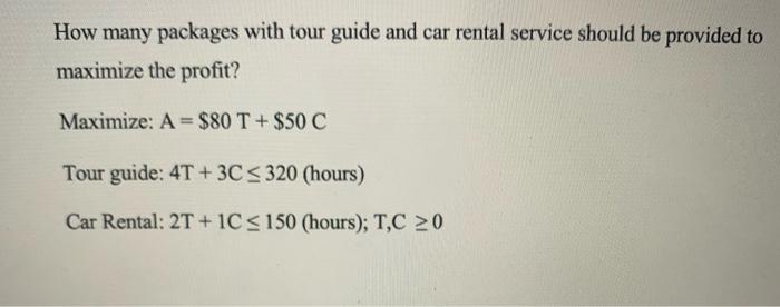 Find linear programming maximization. How many