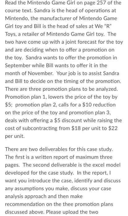 please solve using excel and show all steps/