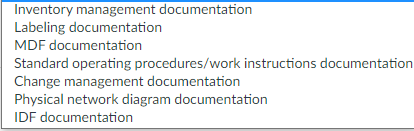 Inventory management documentation Labeling
