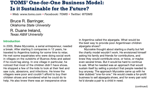 1. Describe TOMs stakeholders. 2. For each of